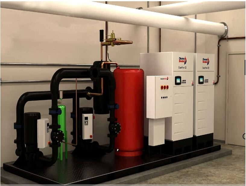 Hydronic boiler rental